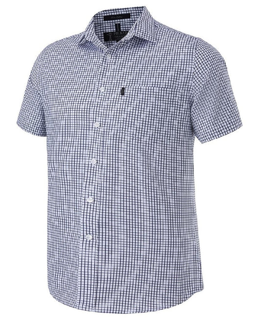 Pilbara Men's Y/D Check, Single Pocket, S/S Shirt