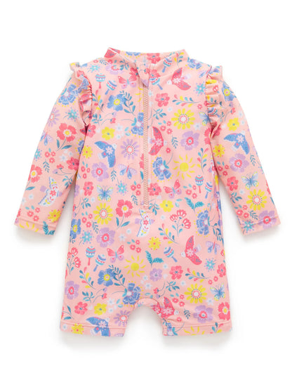Purebaby Printed LS Rashie Sunsuit