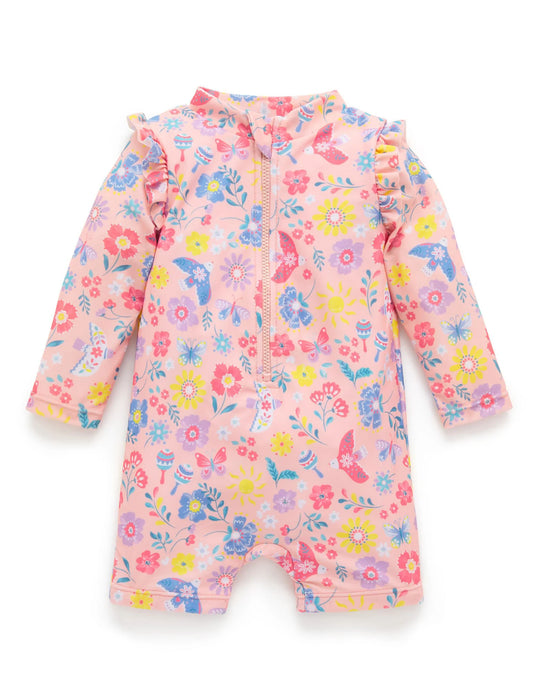 Purebaby Printed LS Rashie Sunsuit