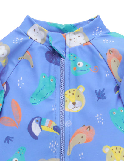 Purebaby Printed LS Rashie Sunsuit