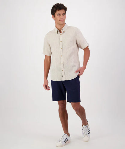 Swanndri Humber Mens SS Linen Shirt