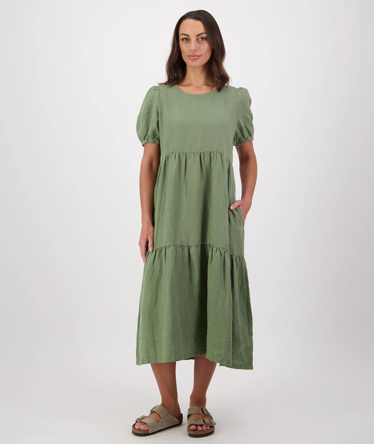 Swanndri Alma Gathered Dress