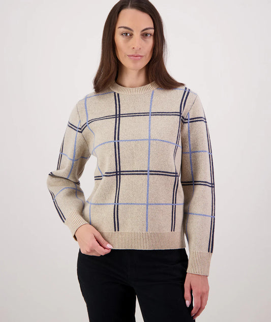 Swanndri Womens Yasmin Check Knit