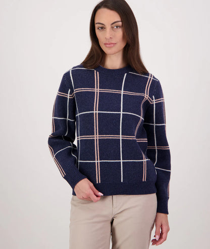 Swanndri Womens Yasmin Check Knit