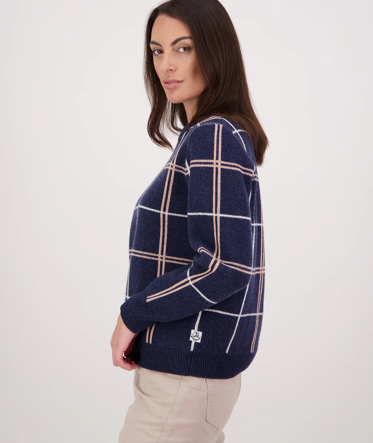 Swanndri Womens Yasmin Check Knit