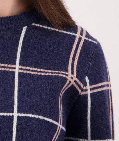 Swanndri Womens Yasmin Check Knit