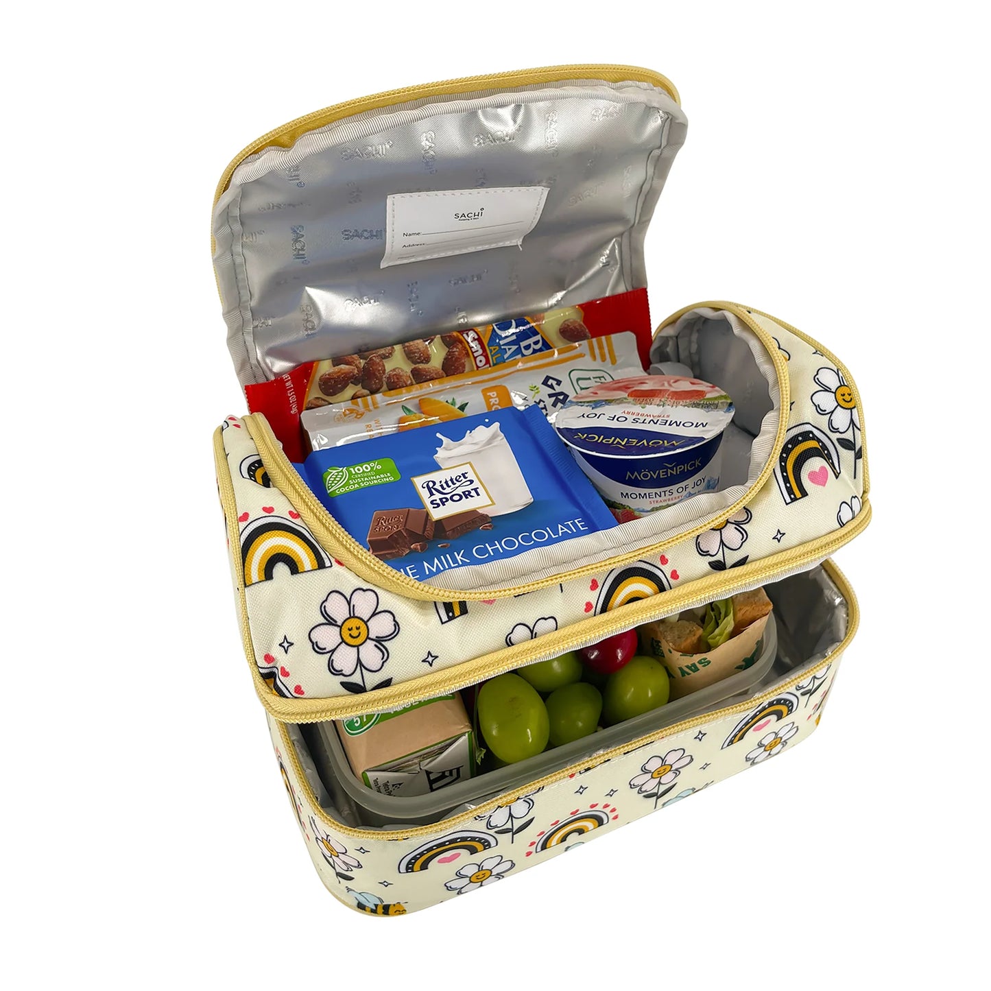 Sachi Double Decker Insulated Lunch Bag