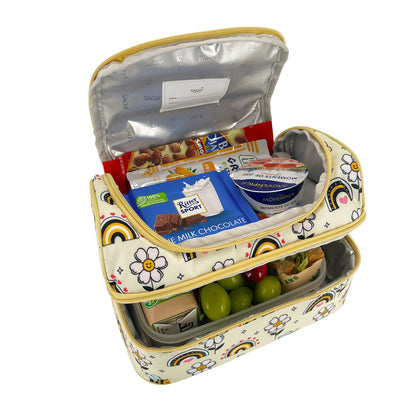 Sachi Double Decker Insulated Lunch Bag
