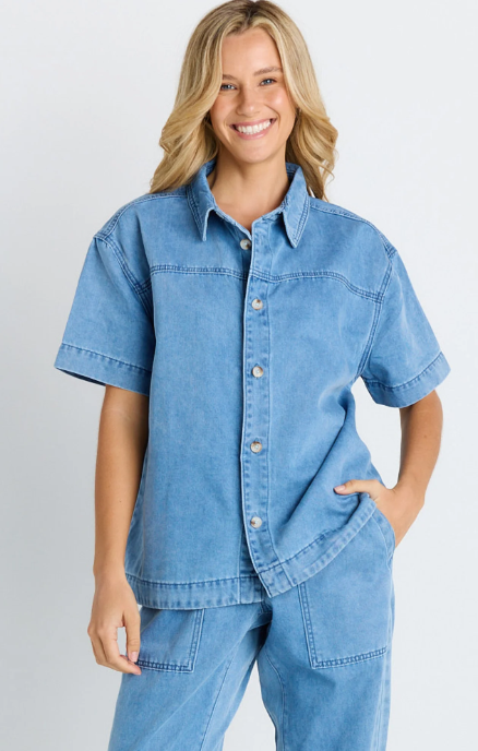 Betty Basics Quinn Cotton Shirt