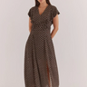 Sass Elba Ruched Waist Dress