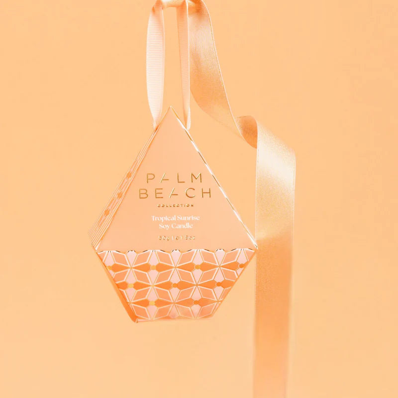 Palm Beach Hanging Bauble Mini Candle