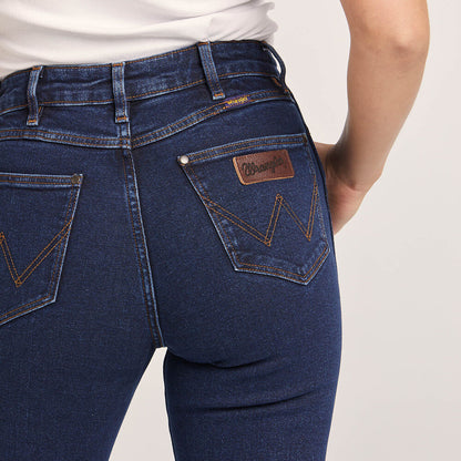 Wrangler Womens Mid Waist Straight Jean