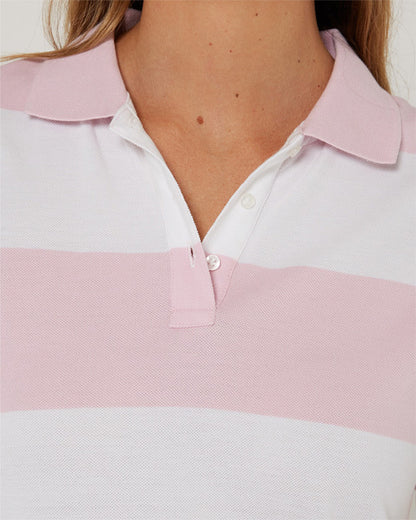 Pilbara Women's Y/D Striped Polo Dress