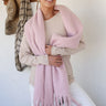 Isle Plain Snuggly Tassel Scarf
