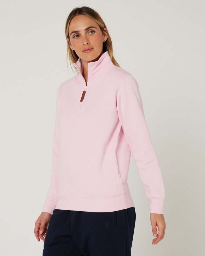 Pilbara ladies Classic zip C/F Pullover