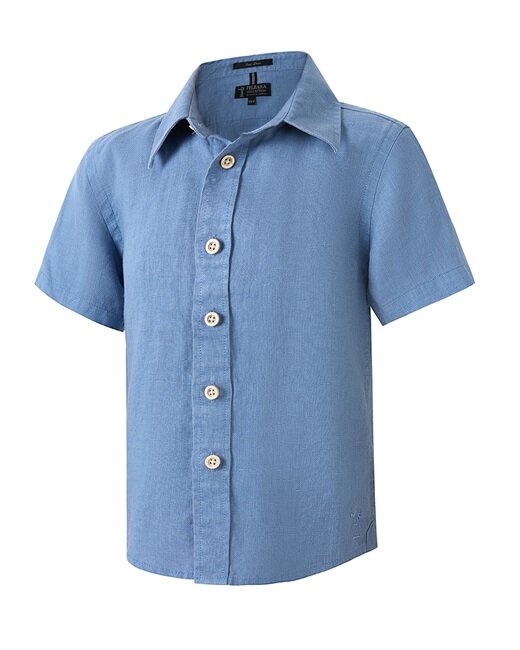Pilbara Children's Linen S/S Shirt