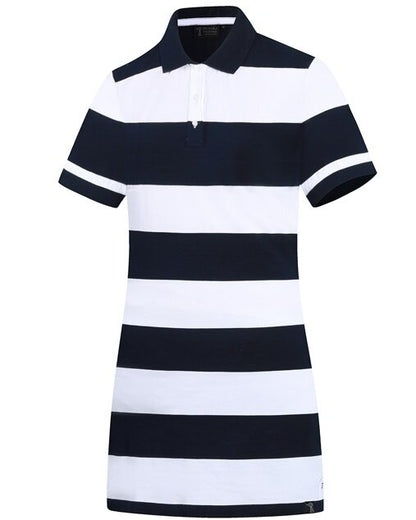 Pilbara Women's Y/D Striped Polo Dress