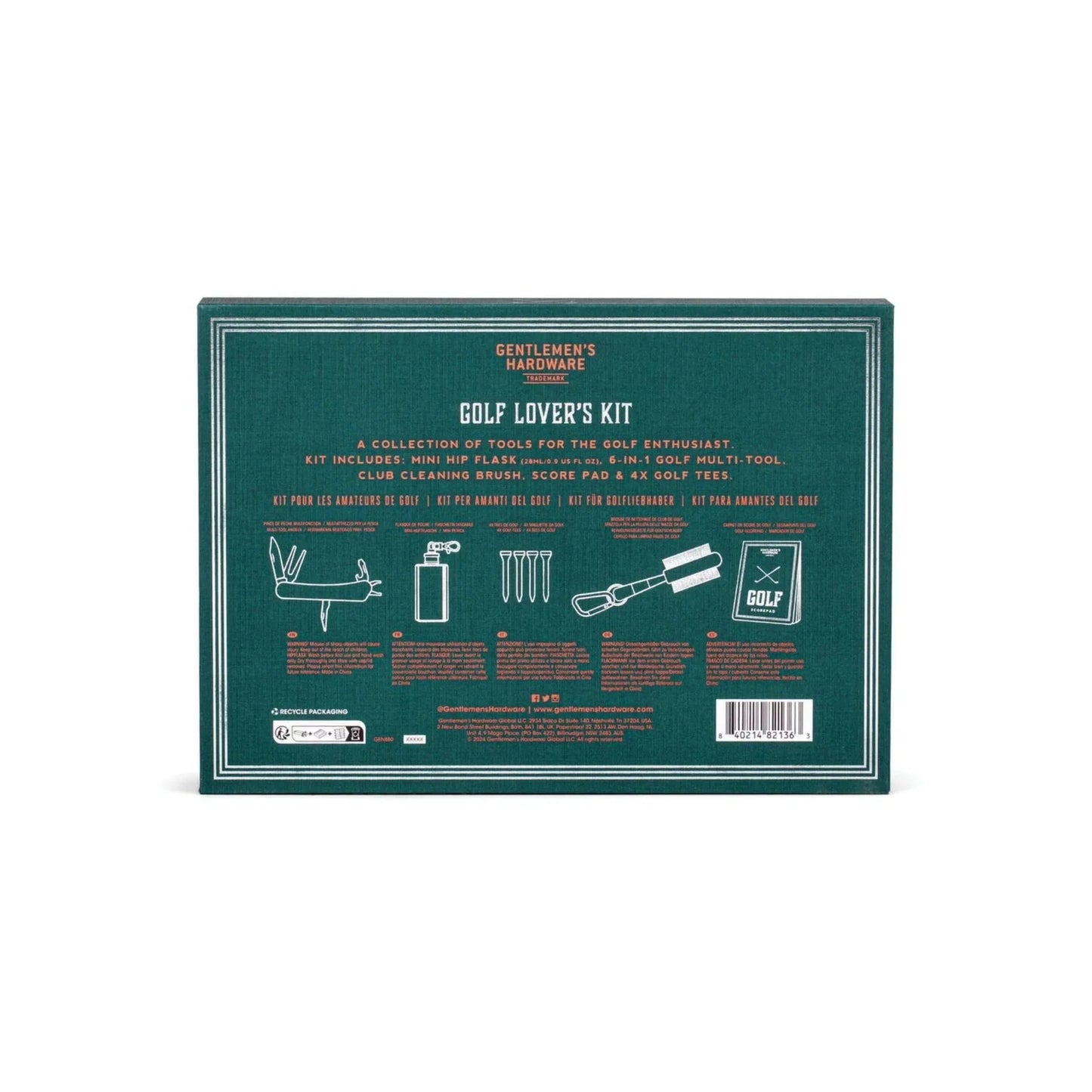 Gentlemen's Hardware Golf Kit