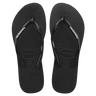 Havaianas Ladies Slim Rubber Logo Thongs