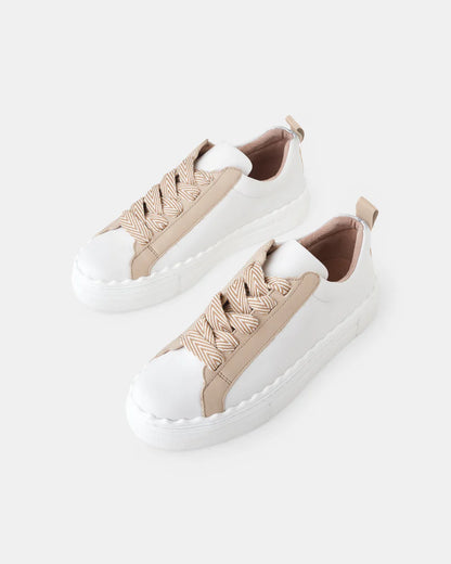 Walnut Melbourne Hut Leather Sneaker