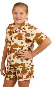 Ringers Western Evadale Kids Short PJ Set