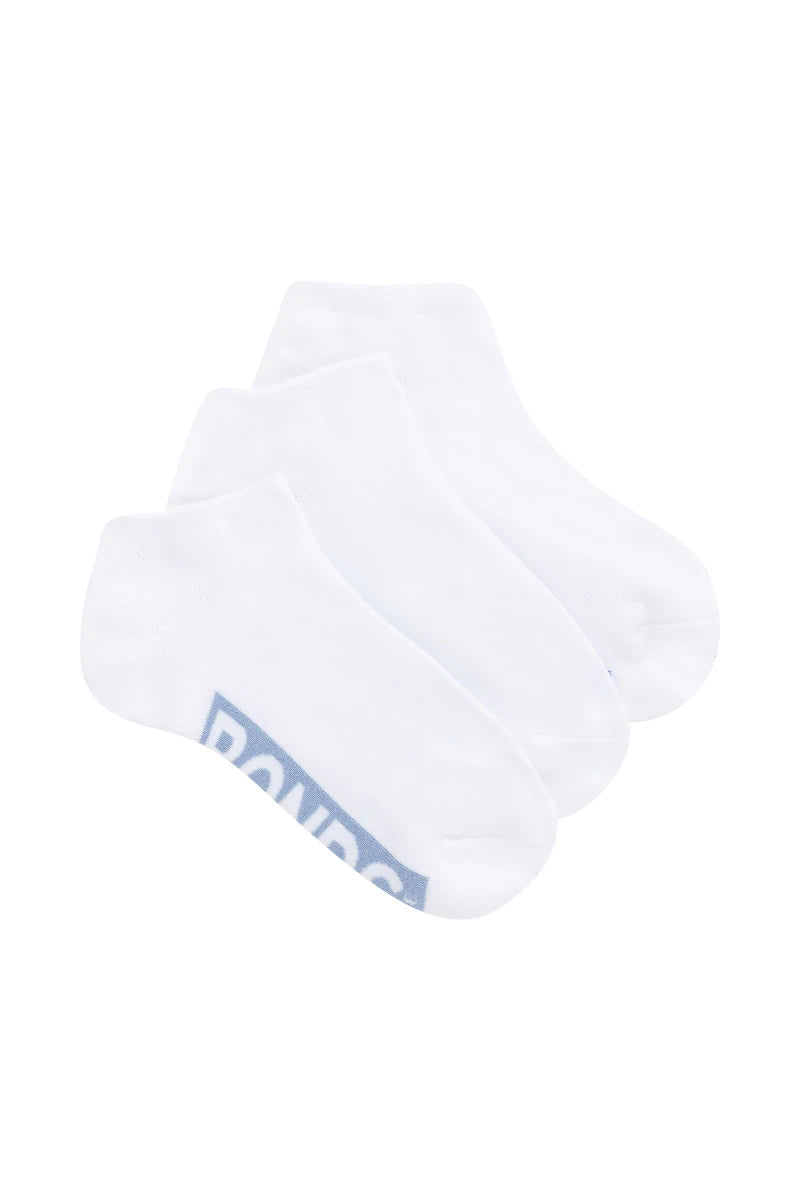 Bonds Kids Logo Cushioned Low Socks 3PK