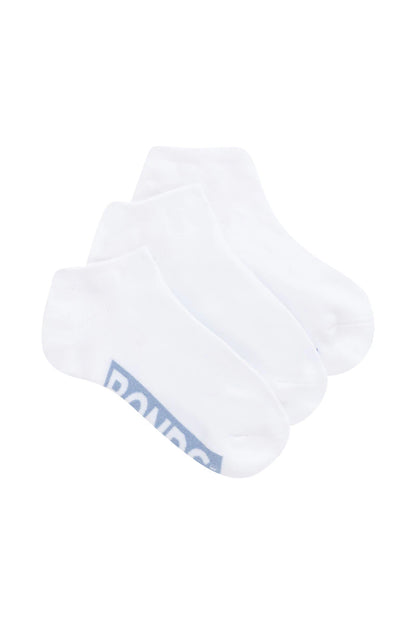 Bonds Kids Logo Cushioned Low Socks 3PK