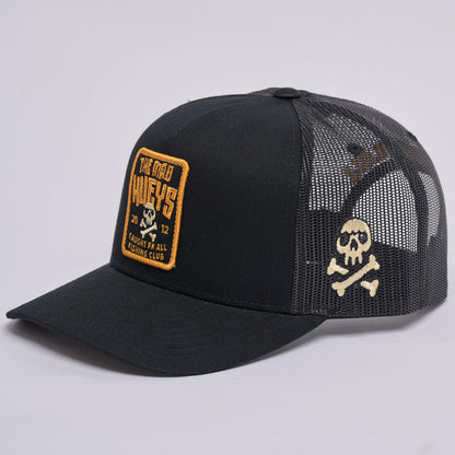 The Mad Hueys Caught FK Skull Twill Trucker