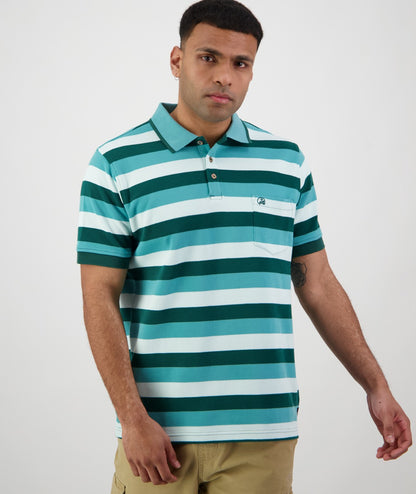 Swanndri Fifield Stripe Polo