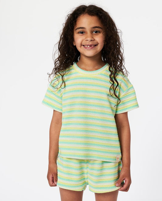 Ripcurl Sunkiss Bobbi Stripe Tee- Girl