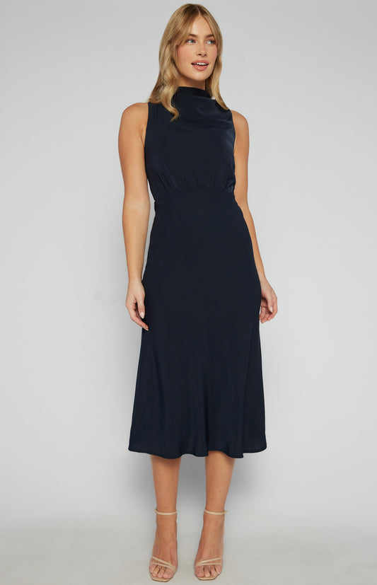 Style State High Cowl Midi Dress