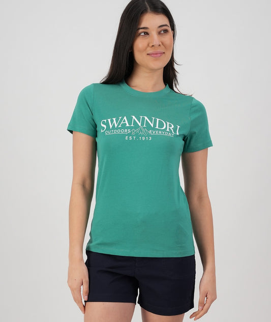 Swanndri Womens Traverse Print T Shirt