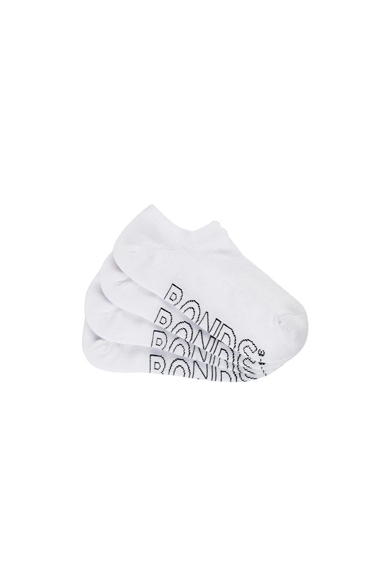 Bonds Lightweight Ladies No Show Sock- 4PK