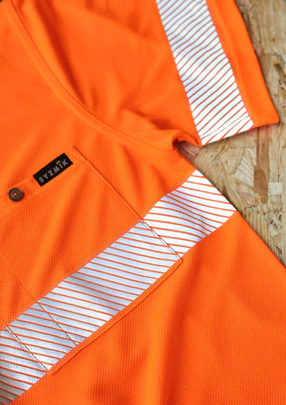 Syzmik Essentials Hi Vis Taped S/S Polo