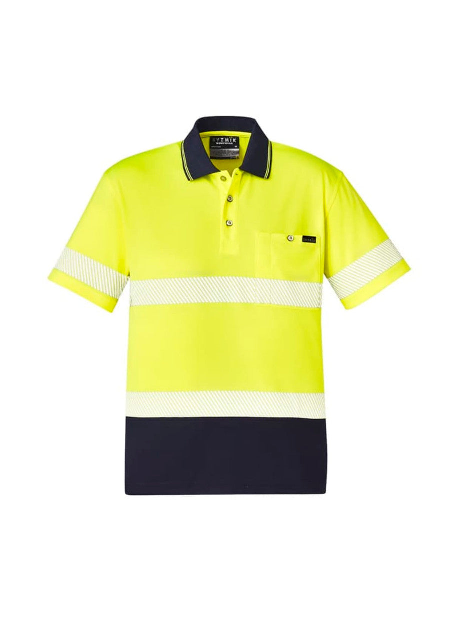 Syzmik Essentials Hi Vis Taped S/S Polo