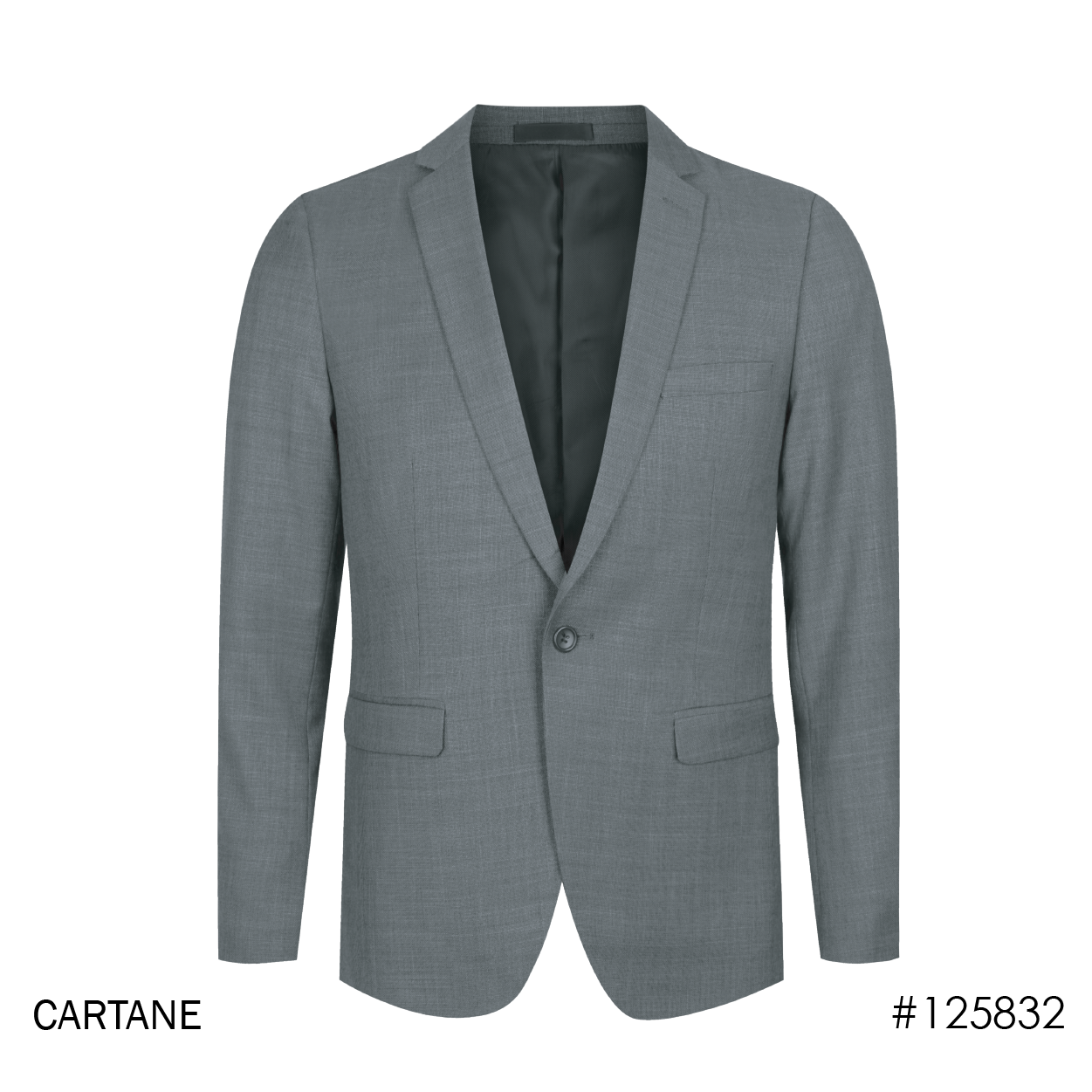 Maurio Cartane Mens Charcoal Suit Jacket