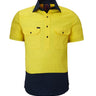Ritemate 2Tone Half Open  S/S shirt