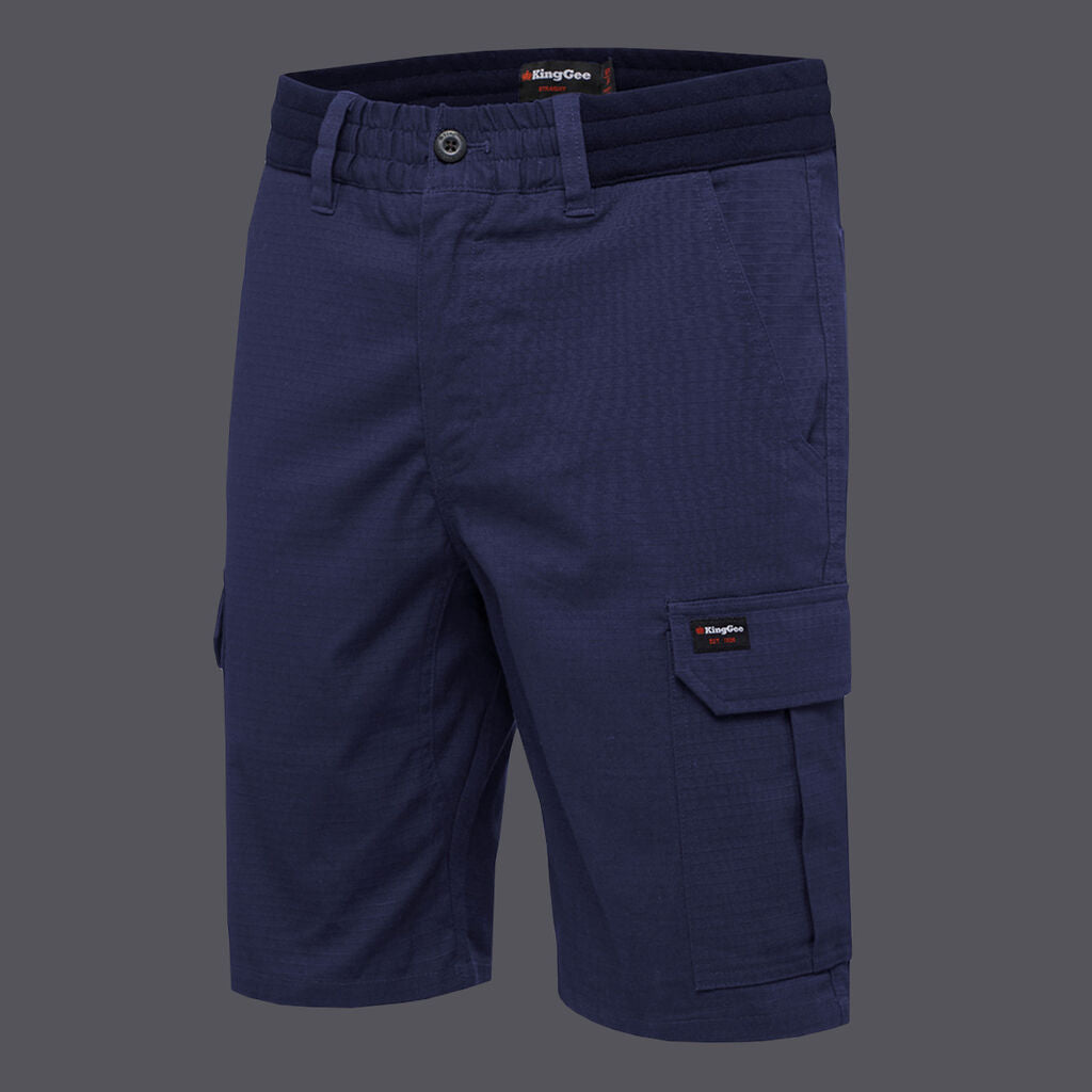 King Gee Rib Comfort Waist Short